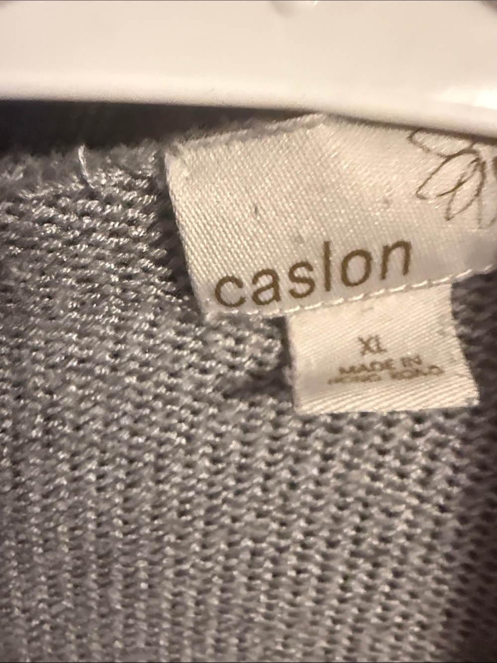Caslon Light Gray Open-Knit Sweater - Picture 2 of 8